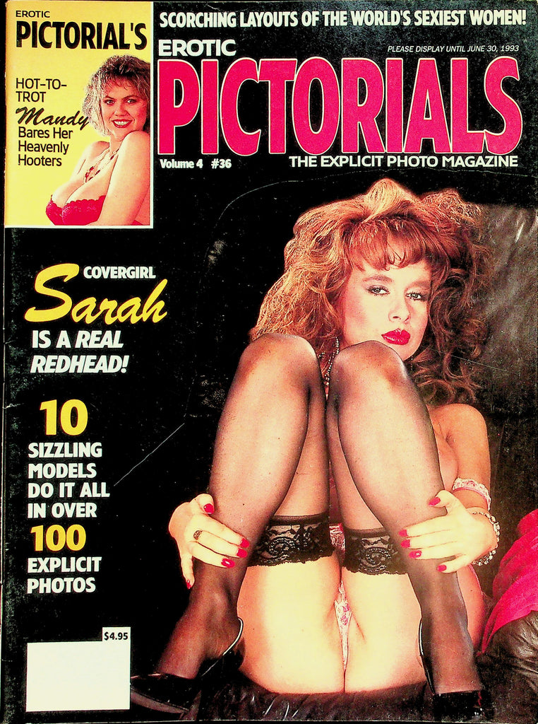 Erotic Pictorials Magazine   Covergirl Sarah Is A Real Redhead!  Layouts Of The World's Sexiest Women! vol.4 #36    1993    031826lmp