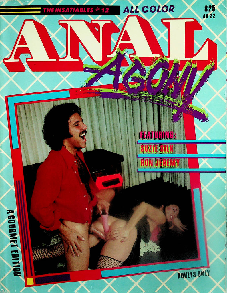 Anal Agony Magazine Featuring Suzie Silk & Ron Jeremy  #12 1980's  Gourmet Edition   081025lm-p