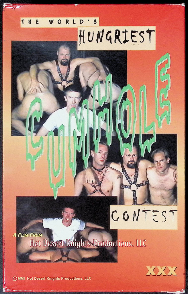 The World's Hungriest Cumhole Contest Hot Desert Knights Production Gay VHS 2001 092524JKVHS2