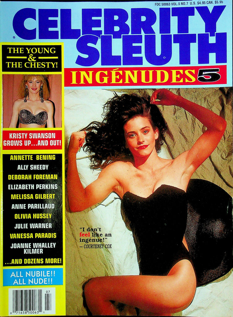 Celebrity Sleuth Magazine Ingenudes 5 Ft. Courteney Cox Vol.5 No.7 031425RP
