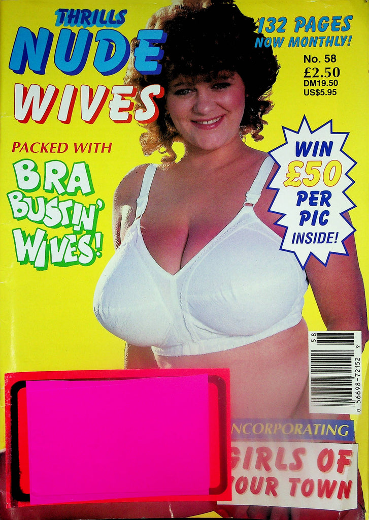 Thrills Nude Wives Magazine  Bra Bustin' Wives!  #58 1990's     061225lm-p