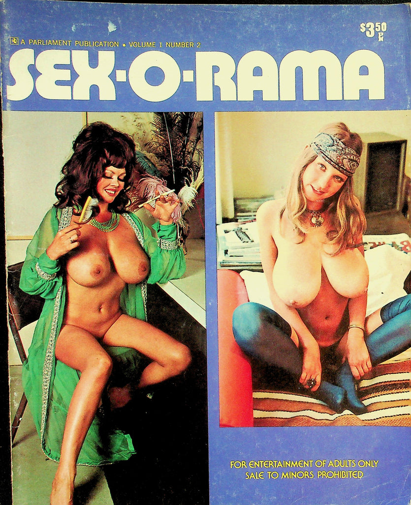 Sex-O-Rama Magazine  Roxanne Brewer, Uschi Digard / Roberta Pedon (Cover Only) vol.1 #2 1975  Parliament  090426lmp-GSC