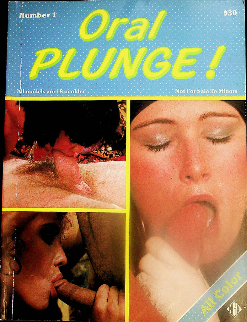 Oral Plunge! Magazine  Sucking Cock  #1 1980's   072424lm-p