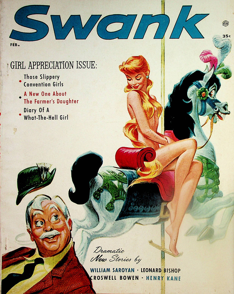 Swank Magazine  Girl Appreciation Issue: Those Slippery Convention Girls  February 1957    060424lm-p