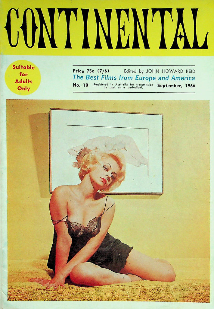 Continental Digest  The Best Films From Europe And America   A Garbo Portfolio / Starlets Of The Month   September 1966     013126lmp