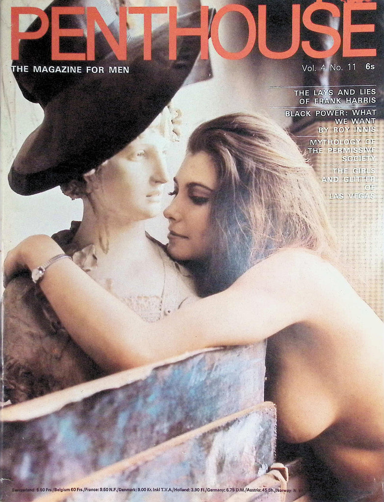 Penthouse Magazine Vol 4 #11 1969 The Lays & Lies of Frank Harris  092126LLP