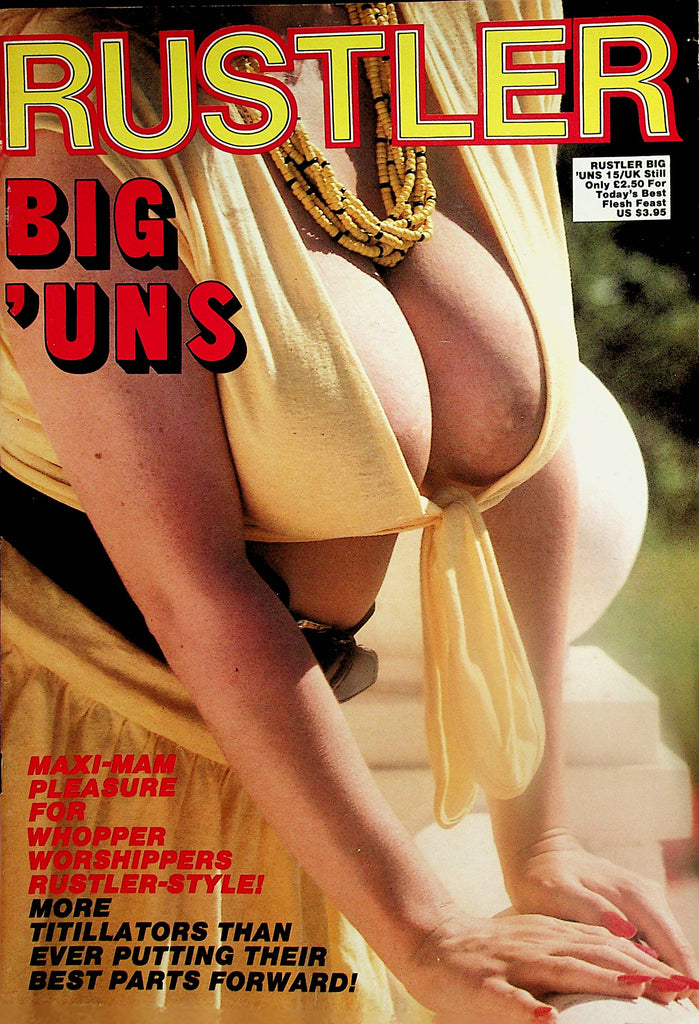 Rustler Big 'Uns Magazine  Susie Sparks /Centerfold Girl Tessa #15 1988   012825lm-p