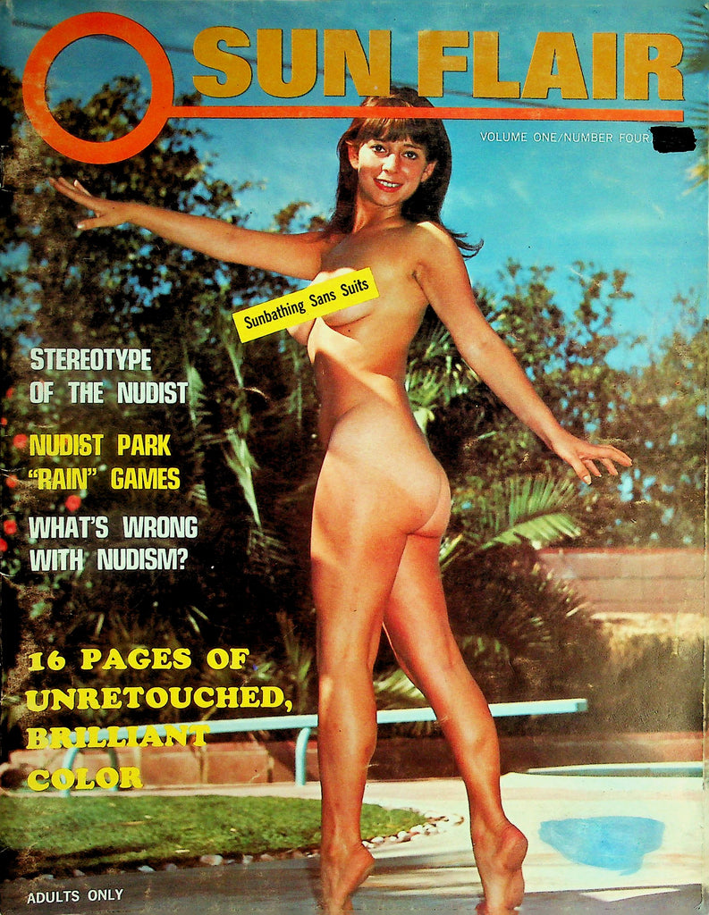 Sun Flair Nudist Magazine  Stereotype Of The Nudist / What's Wrong With Nudism? vol.1 #4  1968   101426lmp-GSC