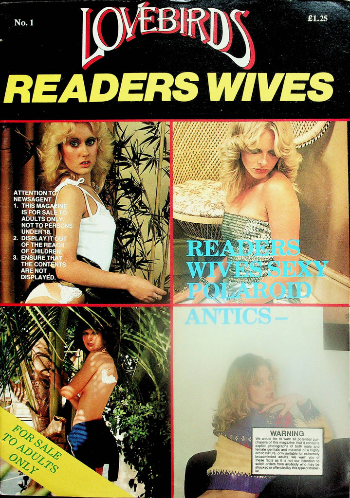 Lovebirds Readers Wives Magazine  #1  1980's    090825lm-p