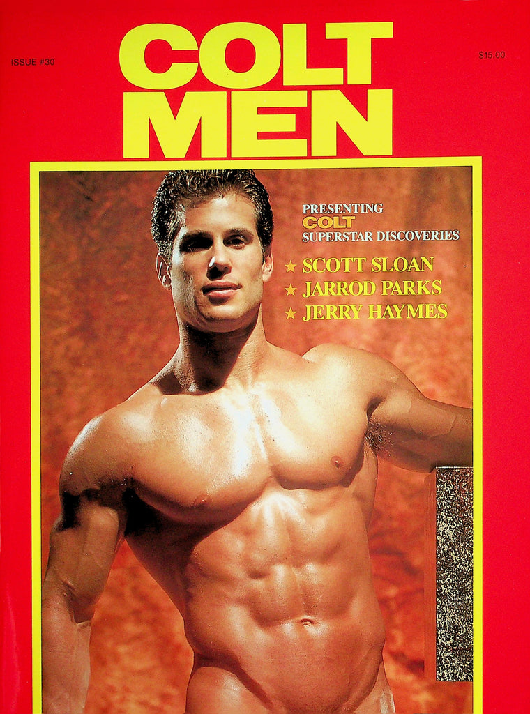 Colt Men Gay Interest Magazine  Scott Sloan, Jarrod Parks  & More!  #30  1995  Colt Studio Presentation     041426lmp