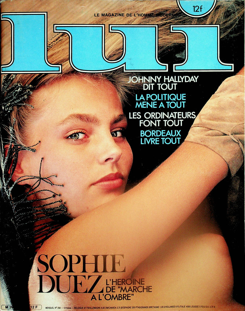 Lui French International Magazine  Sophie Duez  #250  November 1984    080925lm-p