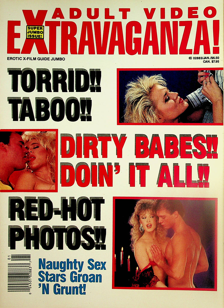 Adult Video Extravaganza Magazine   Porsche Lynn, Bunny Bleu and More!  January 1990   030924lm-p2