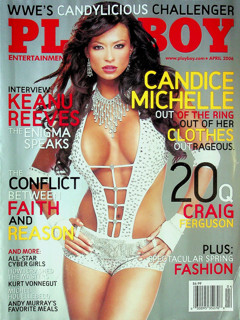 Playboy Magazine Ft. Candice Michelle & Keanu Reeves April 2006 100225RP-