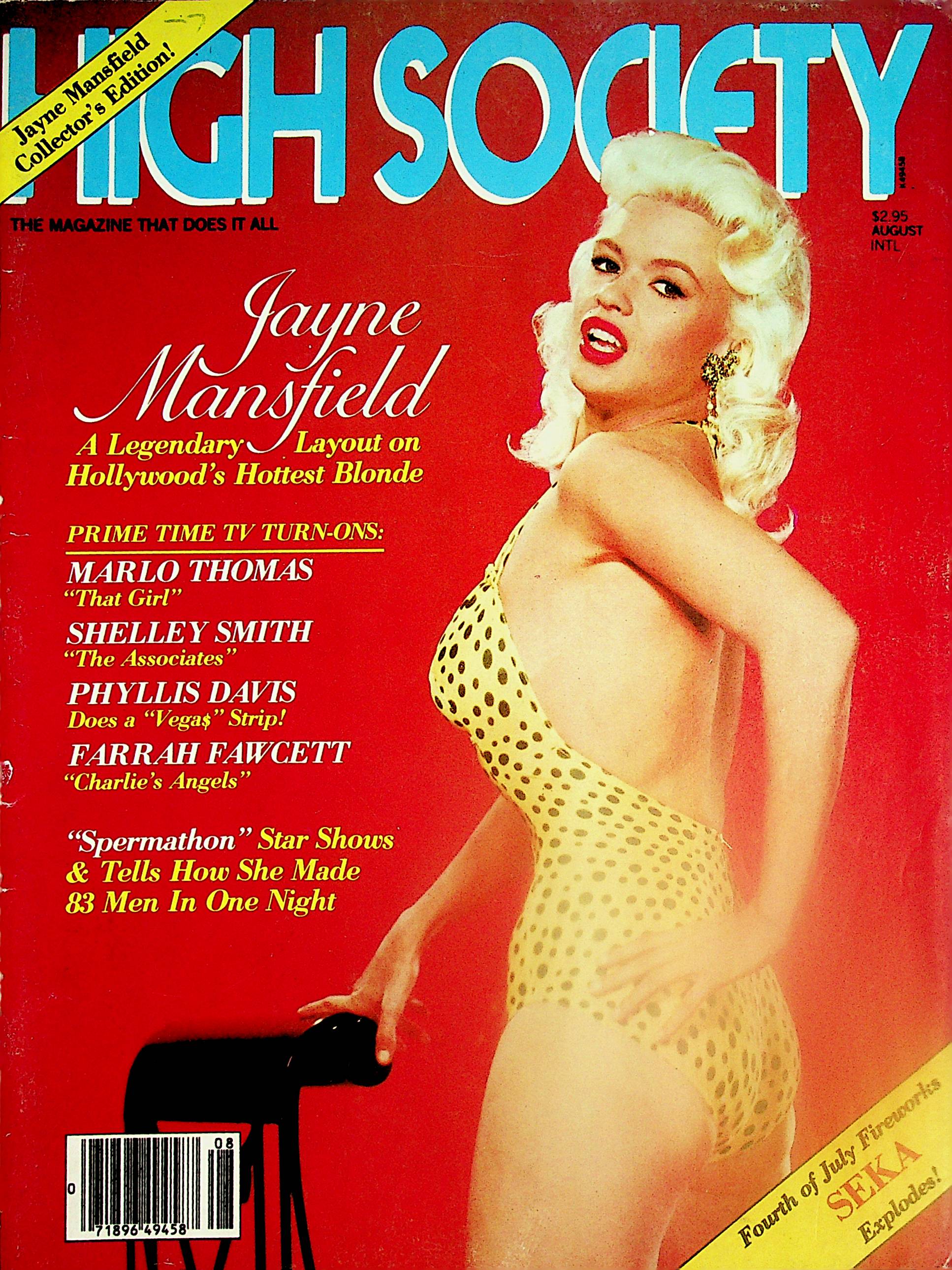 High Society Jayne Mansfield Collector Edition Farrah Fawcett / Seka A –  Mr-Magazine