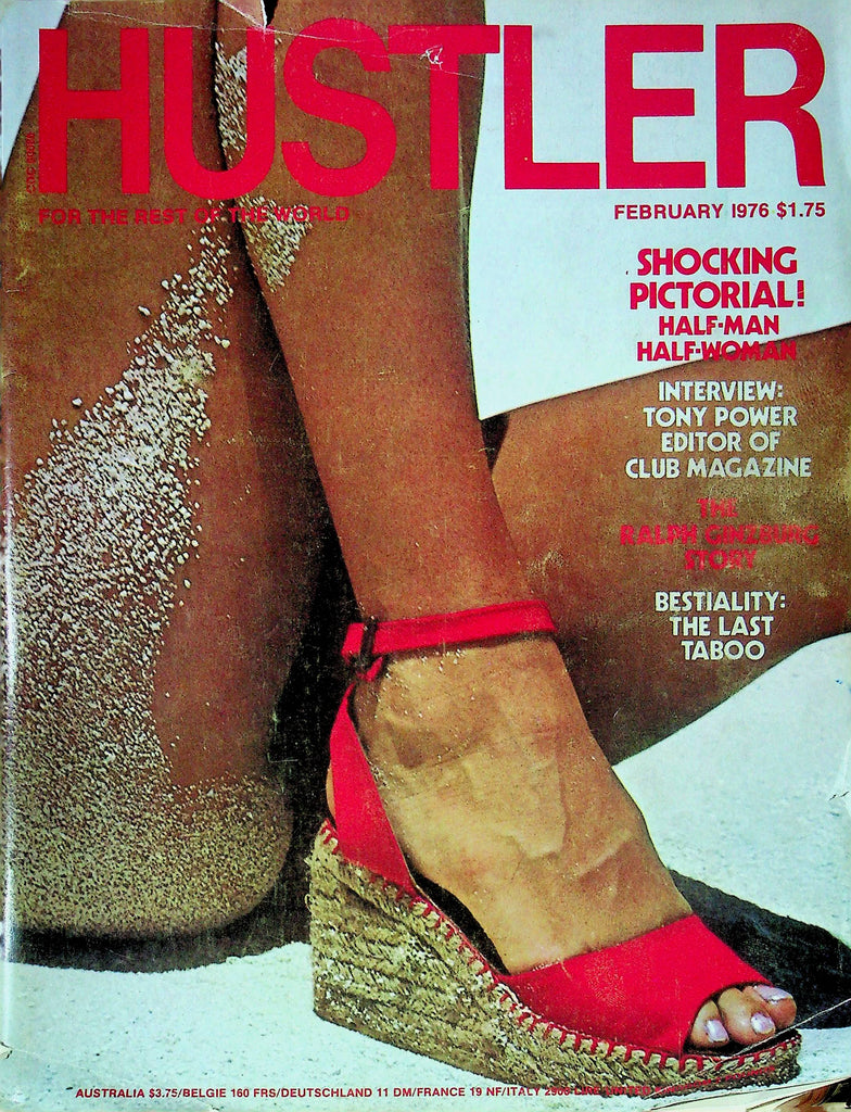 Hustler Magazine Tony Power February 1976 031224RP