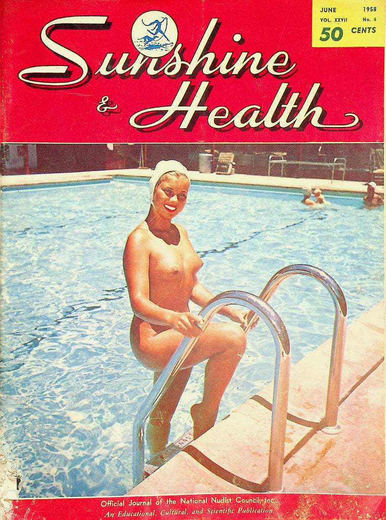 Sunshine & Health Nudist Magazine  Nudist Photo Workshop  June 1958   012426lmp