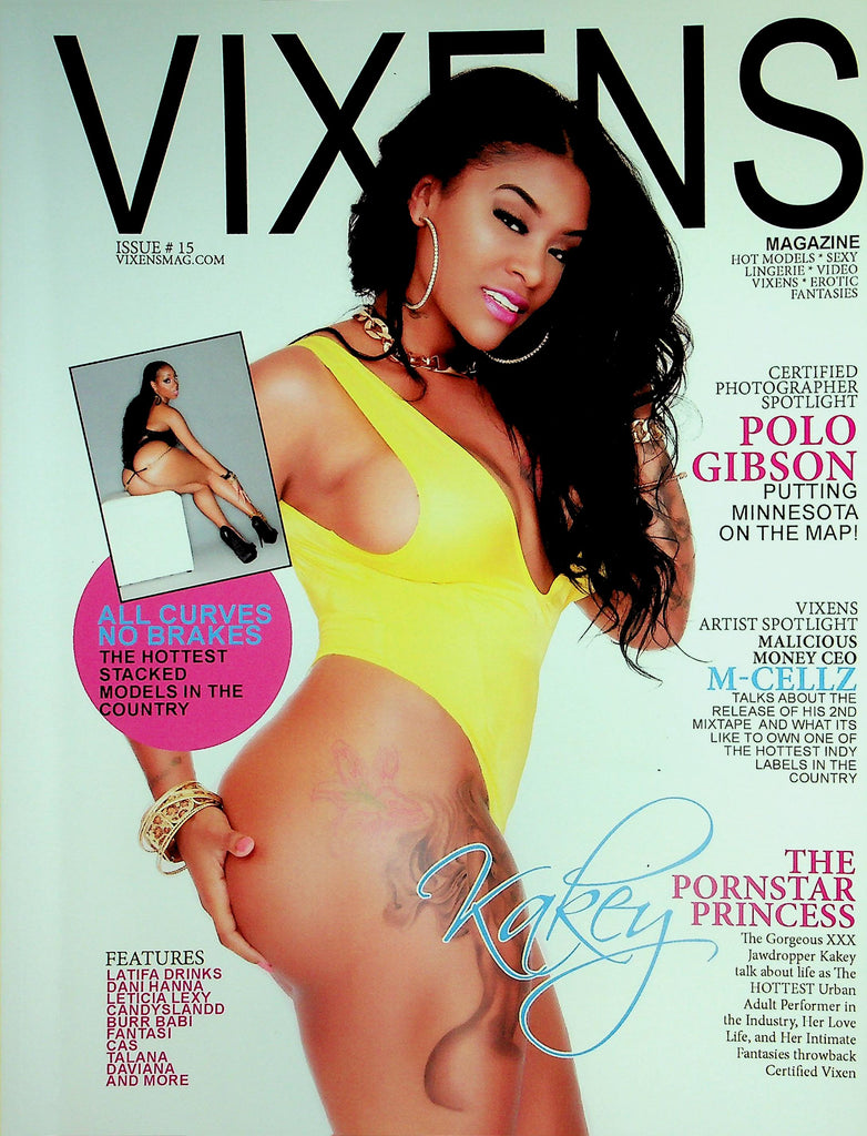 Vixens Magazine  Covergirl Pornstar Princess Kakey  #15  2000's  030226lmp