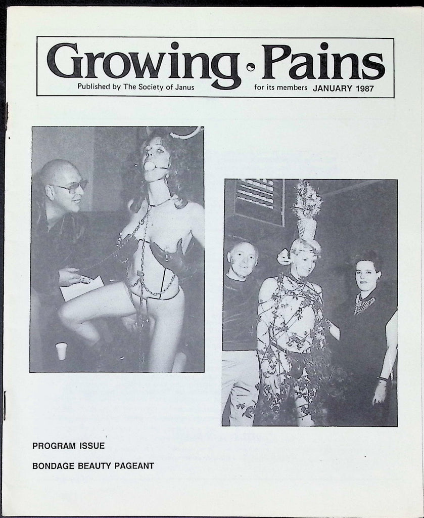 Growing Pains Adult Digest August January 1987 Society of Janus 010726AKP