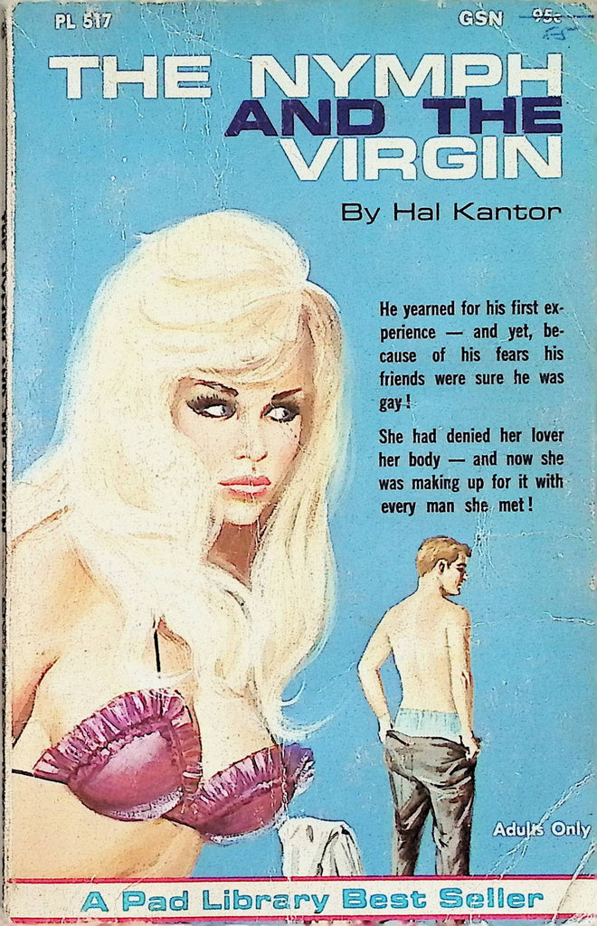 The Nymph and the Virgin by Hal Kantor PL517 Pad Library 1980s Adult Novel-050924AMP