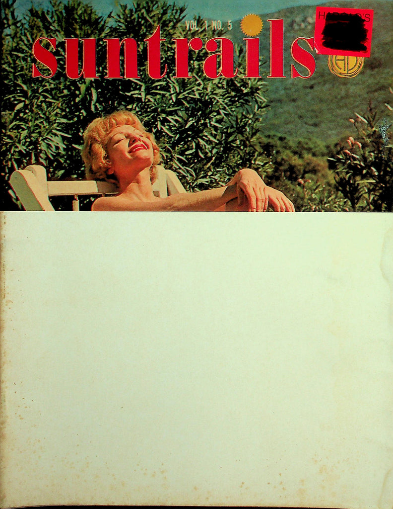 Suntrails Nudist Magazine  Welcome Weekend / A Lake Of Their Own  vol.1 #5  1960's   050726lmp