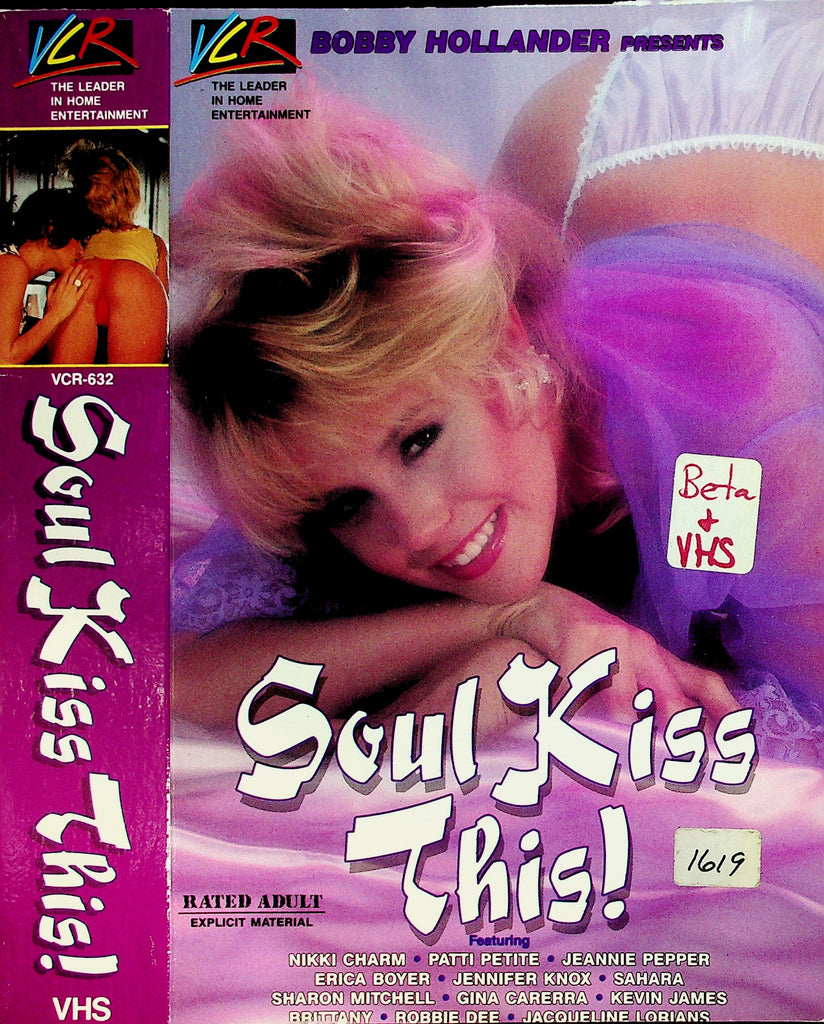 Soul Kiss This! with Nikki Charm Patti Petite Jeannie Pepper Adult VHS VCR 061026NAVHS6-19