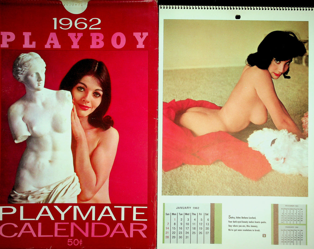 Playboy 1962 Playmate Wall Calendar    051826lmp