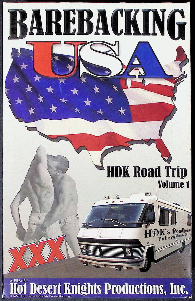 Barebacking USA HDK Road Trip Volume 1 Hot Desert Knights Productions, Inc. Gay VHS 2002 092624JKVHS