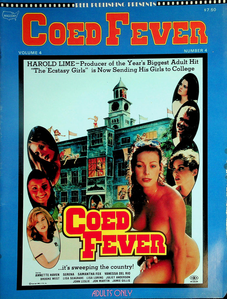 Coed Fever Magazine  Annette Haven, Serena, Samantha Fox, Vanessa Del Rio & More!  vol.4 #4  1980   092626lmp-GSC