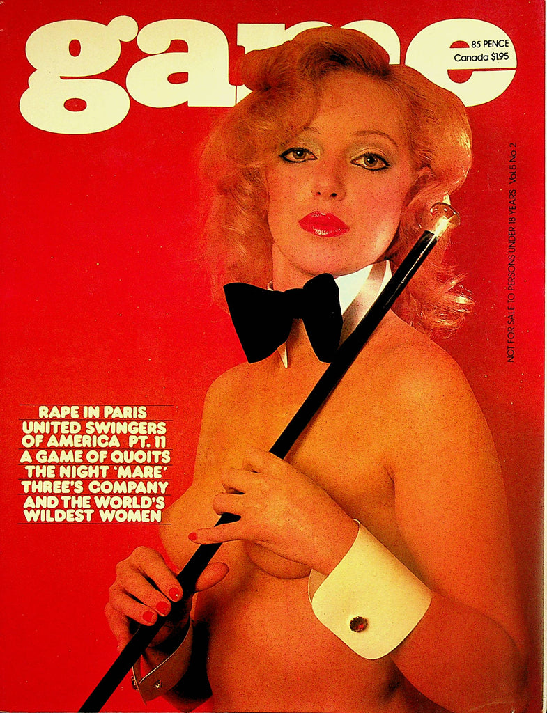 Game Magazine  Centerfold Busty Alice  vol.5 #2  1980's     122323lm-p