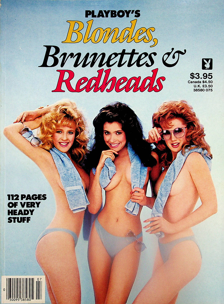 Playboy's Blondes Brunettes Redheads Magazine   1985     041125lm-p