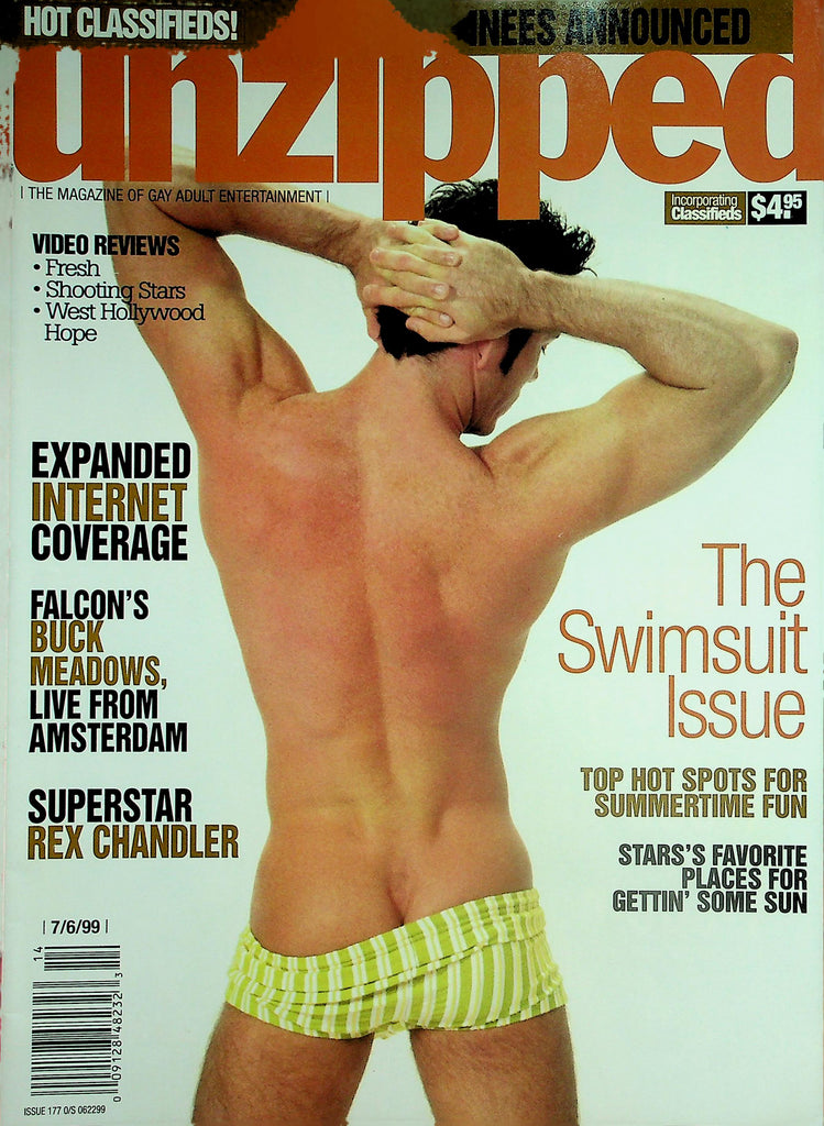 Unzipped Gay Magazine  The Swimsuit Issue / Superstar Rex Chandler  07/06/99    042426lmp