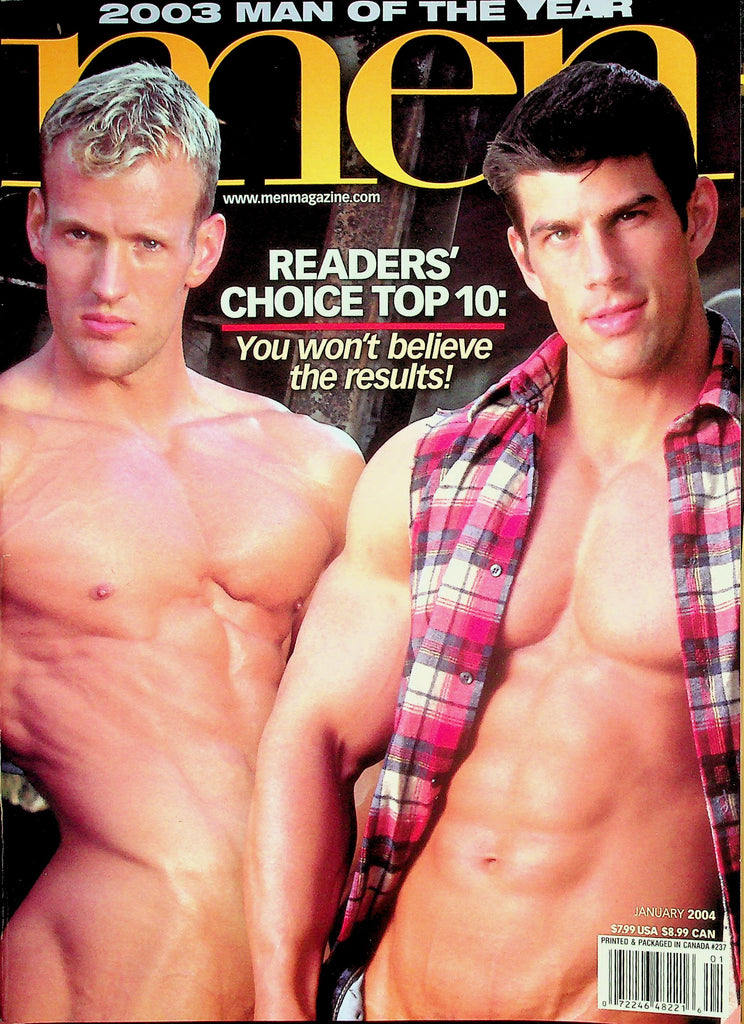 Men Gay Magazine    2003 Man Of The Year Zeb Atlas & Nate Christianson  January 2004   030526lmp