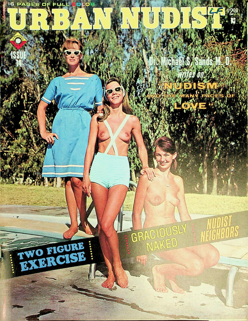 Urban Nudist Magazine  Two Figure Exercise / Graciously Naked  #14 1964  071826lmp-GSC
