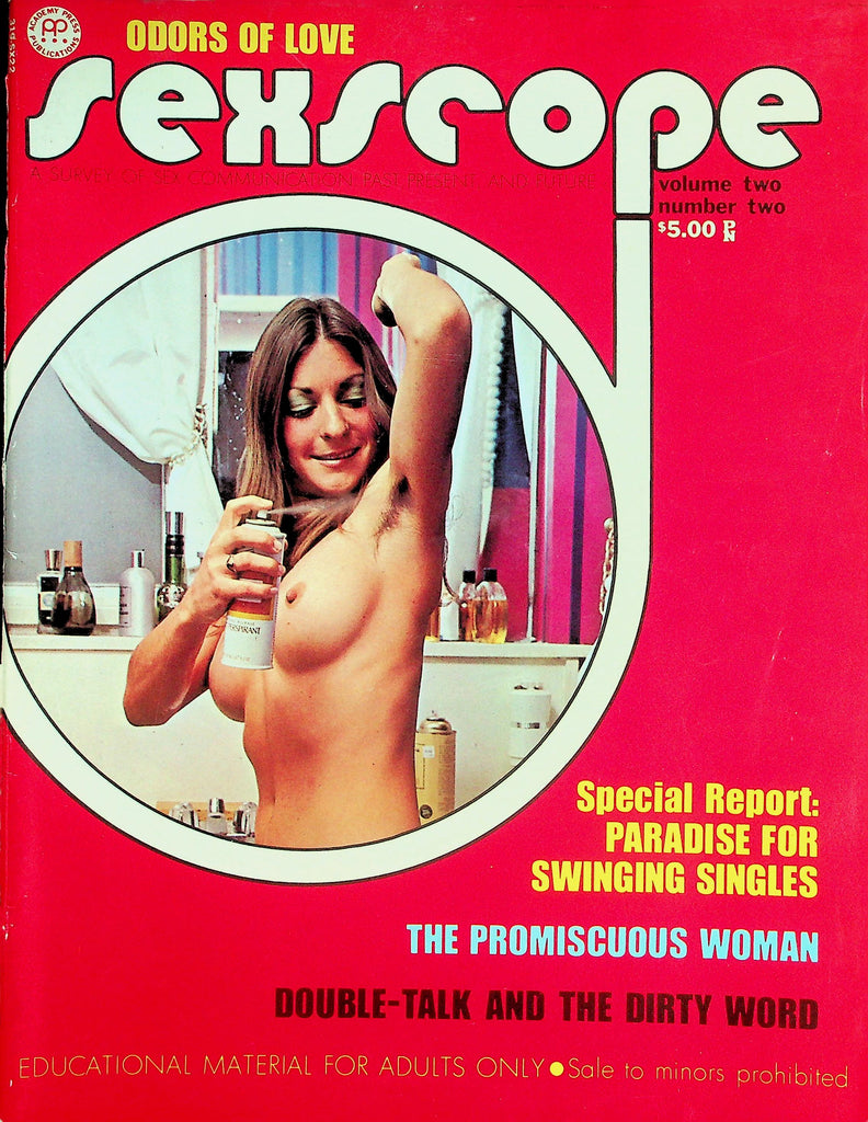 Sexscope Odors Of Love Magazine The Promiscuous Woman / Double Talk And The Dirty Word  vol.2 #2 1972    091826lmp-GSC
