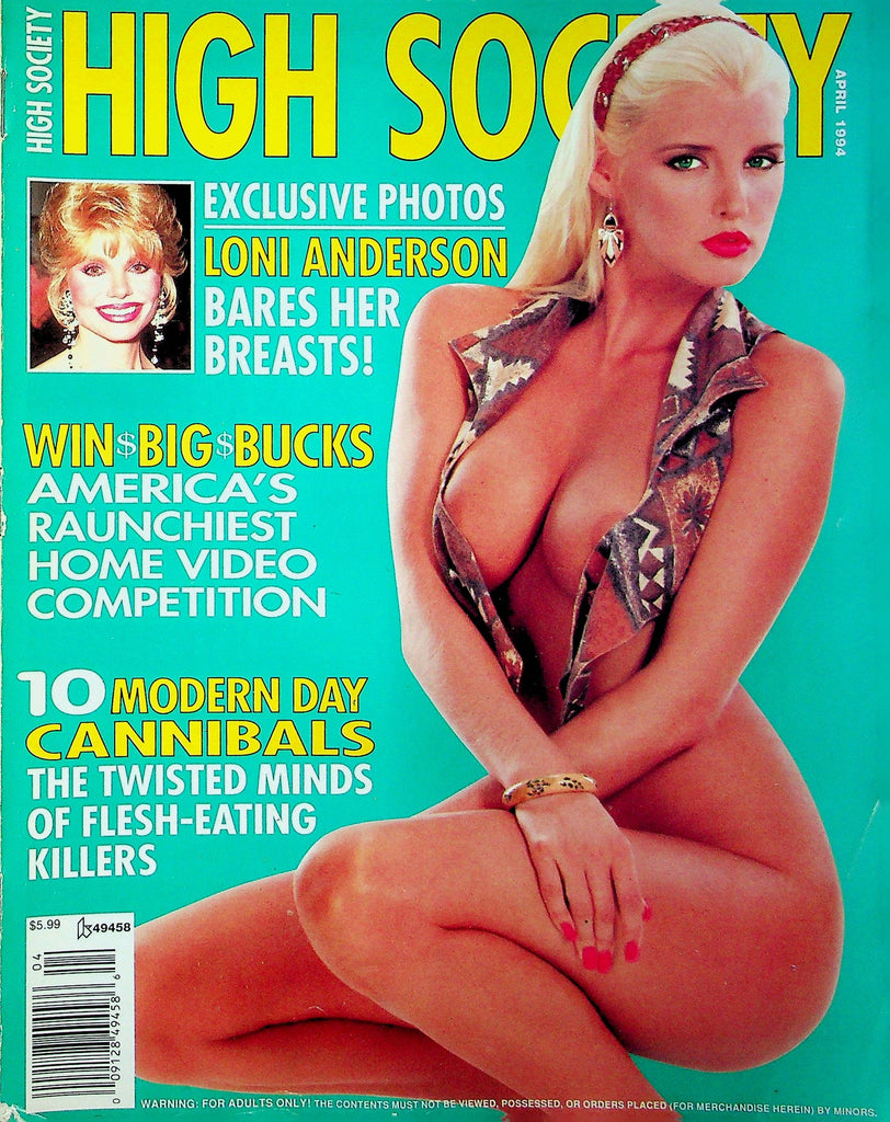 High Society Magazine Loni Anderson & Scott & Beth April 1994 052223RP