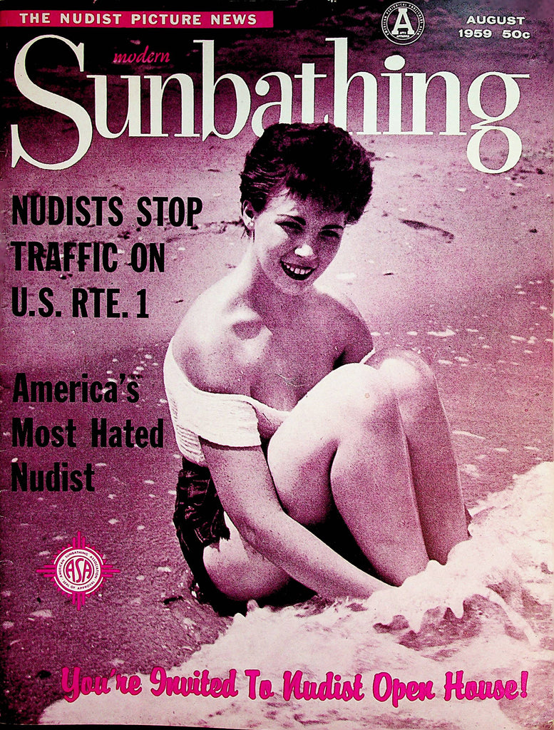 Modern Sunbathing Magazine  Nudist Open House!  August 1959      060623lm-p