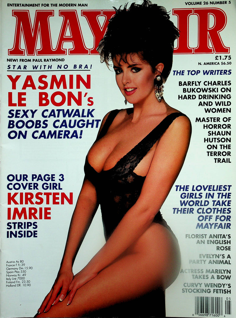 Mayfair Magazine  Cover Girl Kirsten Imrie  vol.26 #5   1991  Paul Raymond     090625lm-p