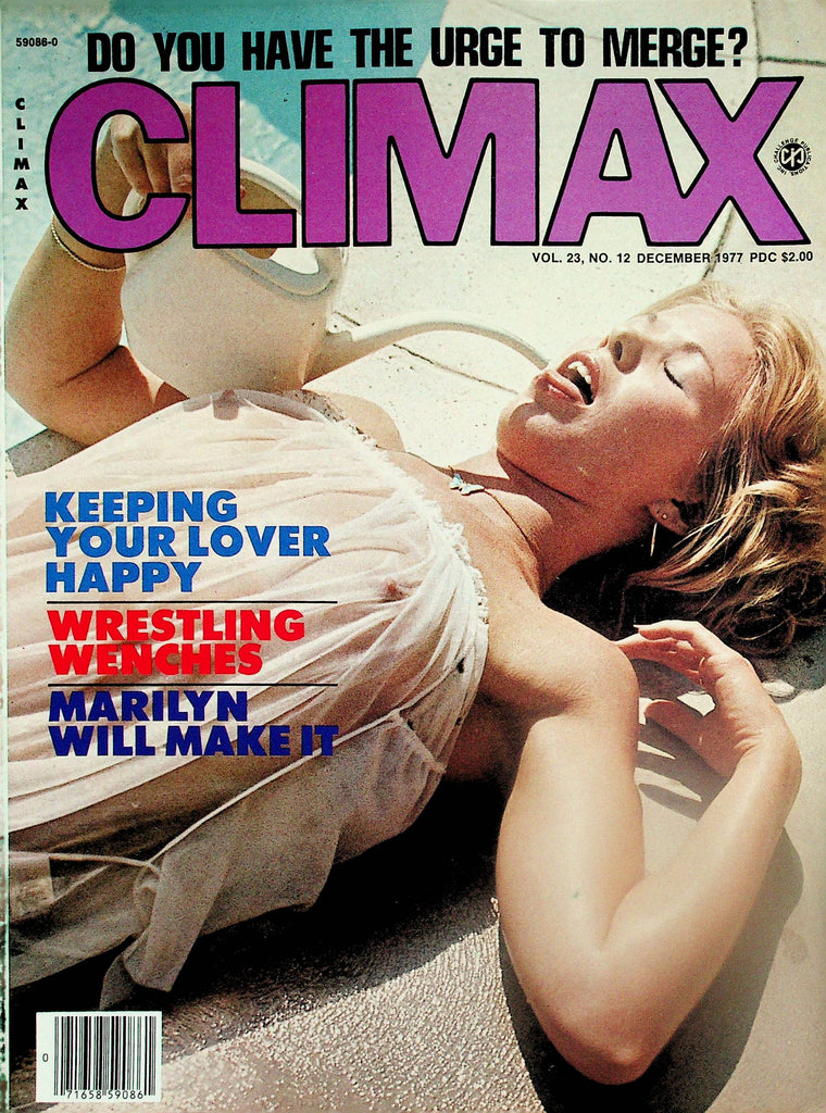 Climax Vintage Magazine  Keeping Your Lover Happy / Wrestling Wenches  December 1977   081125lm-p