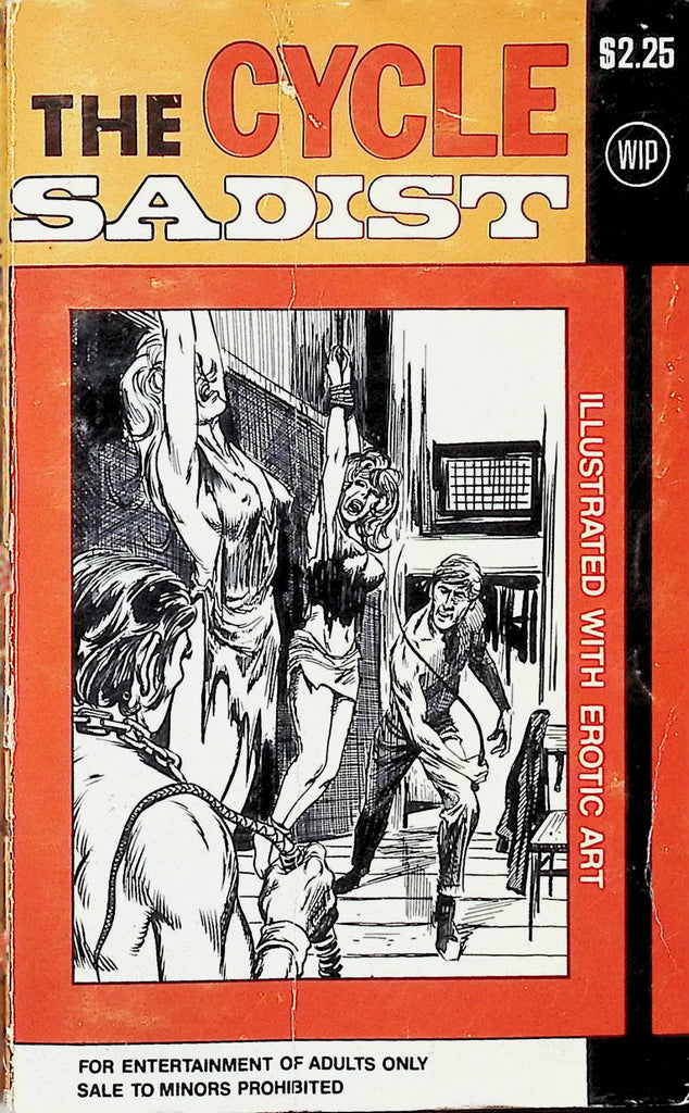 The Cycle Sadist by Frank Unger WIP 129 1972 Star Distributors Adult Erotic Paperback Novel-062724AMP