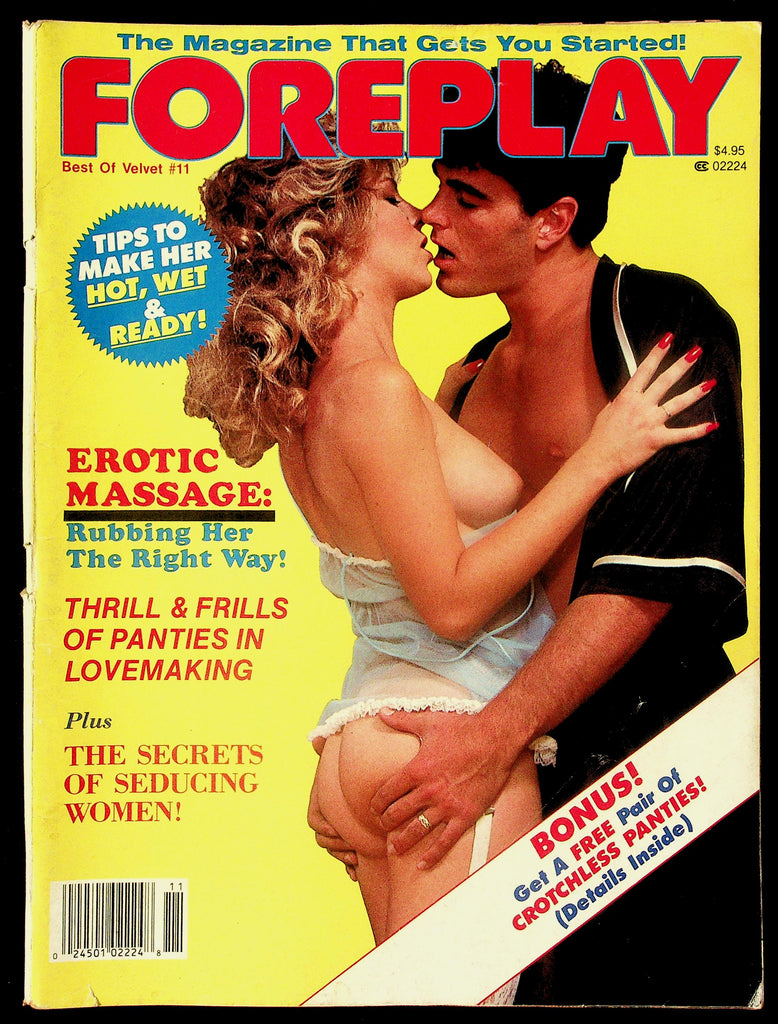 Best Of Velvet | Foreplay Adult Magazine #11 March 1987 Erotic Massage 090226HRP-17