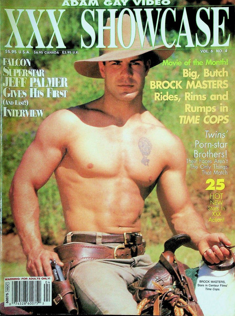 Adam Gay Video XXX Showcase Magazine Jeff Palmer & Brock Masters Vol.6 No.4 112724RP