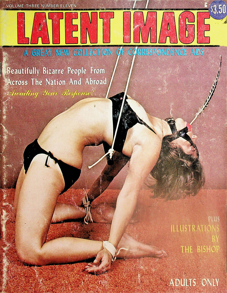 Latent Image Bondage Contact Magazine  Plus Illustrations By The Bishop  vol.3 #11 1974 by HOM    012025lm-p