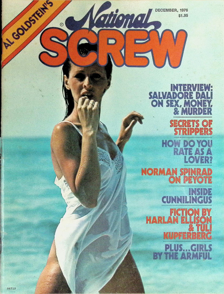 National Screw Magazine December 1976 Interview:  Salvadore Dali on Sex, Money & Murder  100326LLP