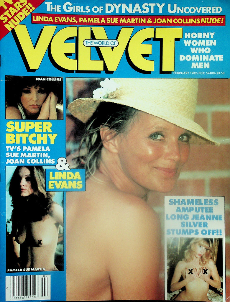 Velvet Magazine  The Girls Of Dynasty Uncovered: Linda Evans, Joan Collins & More!  February 1982    121925lmp