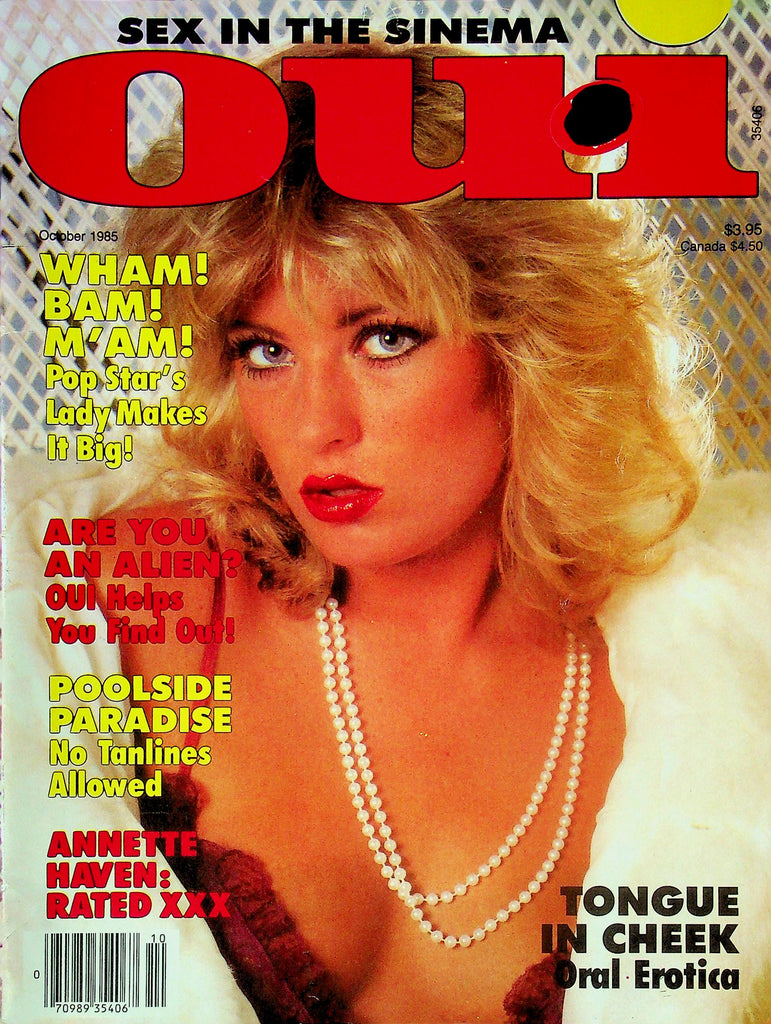 OUI Magazine Ft. Annette Haven October 1985 080225RP-