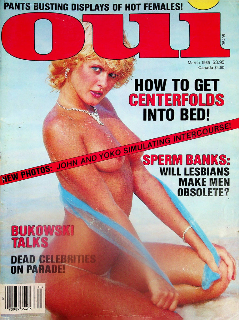 Oui Magazine  John Lennon & Yoko  March 1985    062825lm-p