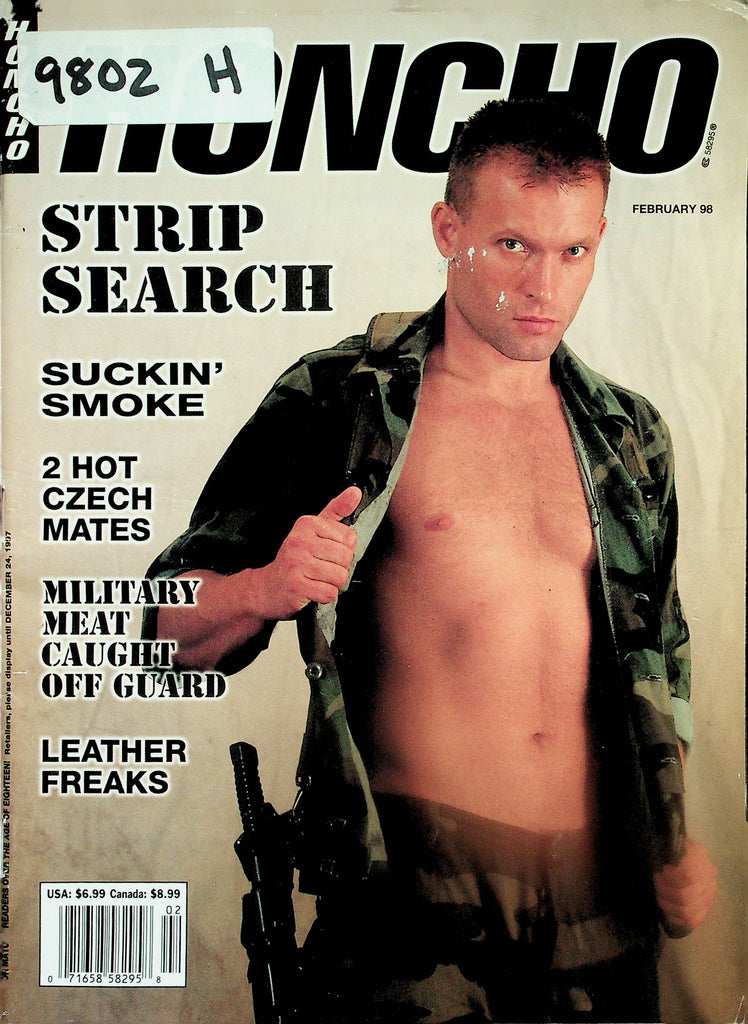 Honcho Gay Magazine  Cover Hunk Tibor  February 1998       090325lm-p