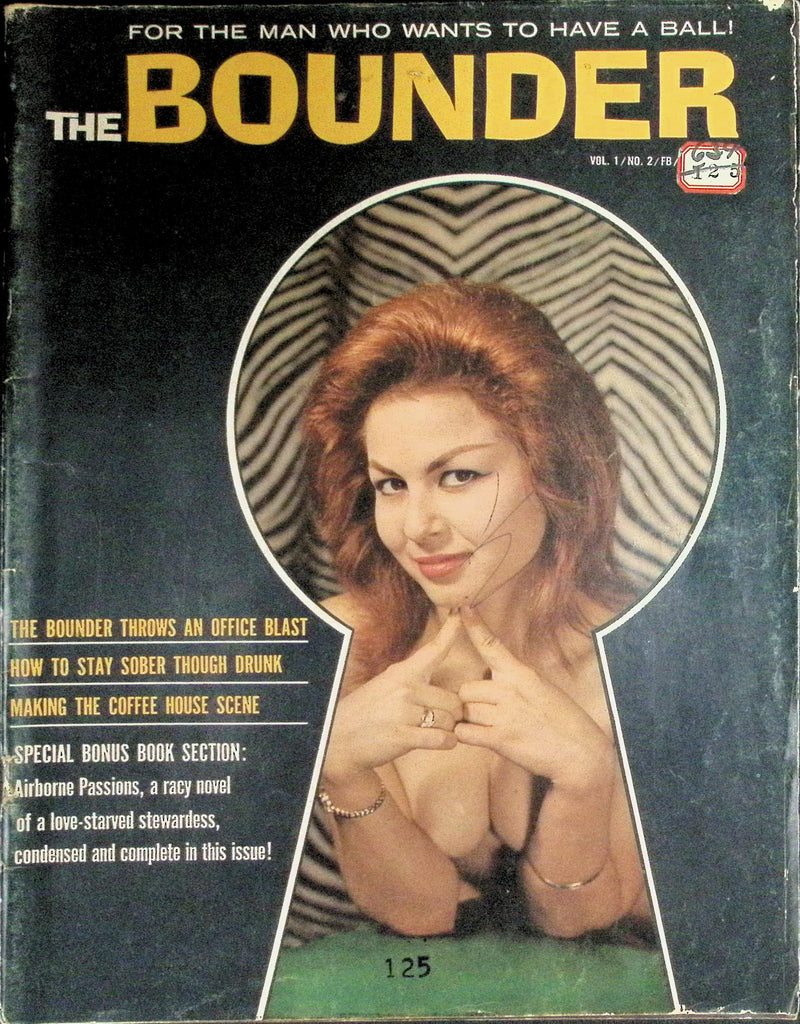 The Bounder Magazine  Vol 1 #2 Airbourne Passions 1970s Call Girls Invade the Nudist Camps 100326LLP