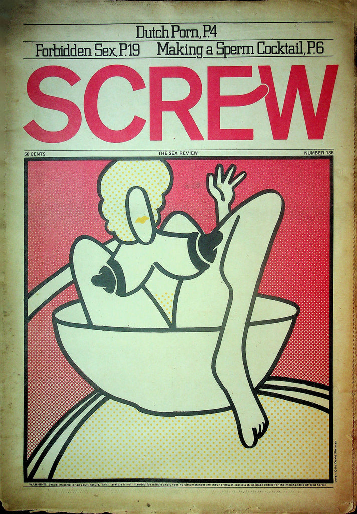 Screw Men's Newspaper Dutch Porn No.186 September 25 1972 061124OSRP