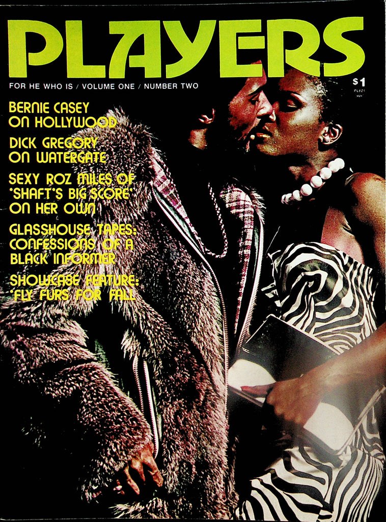 Players Magazine  Sexy Roz Miles / Bernie Casey On Hollywood  vol.1 #2  1974     032124lm-p